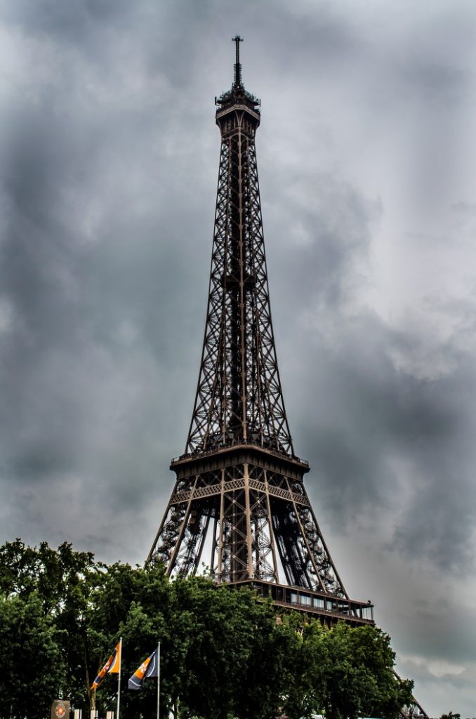 Eiffel Tower, Paris, france from the river Seine